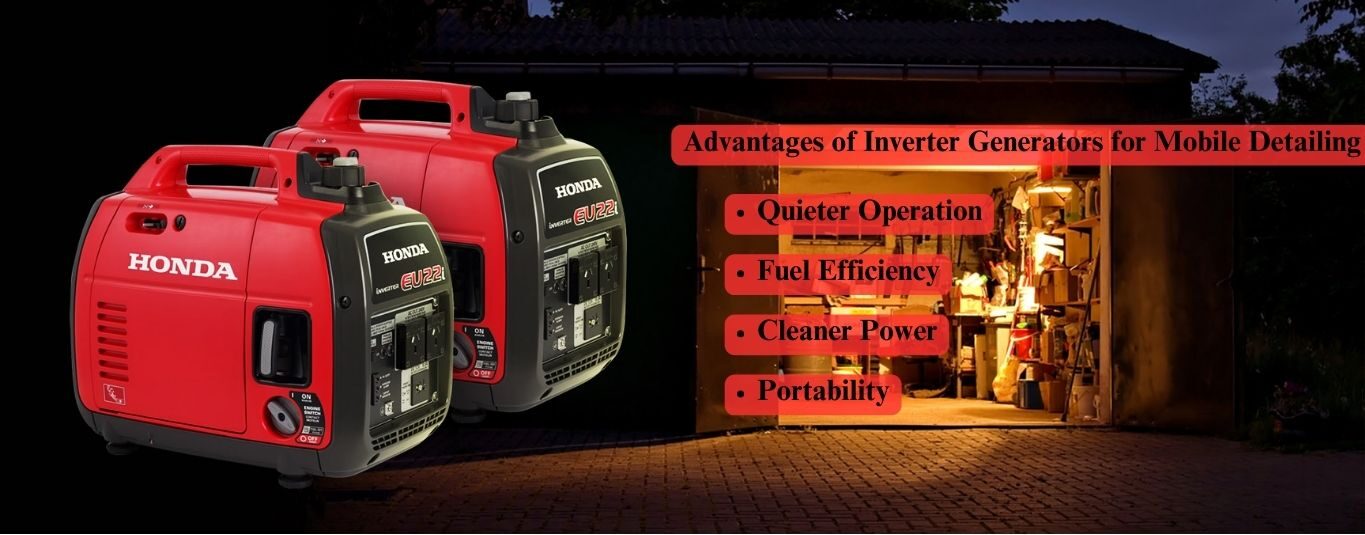 Advantages of Inverter Generators for Mobile Detailing