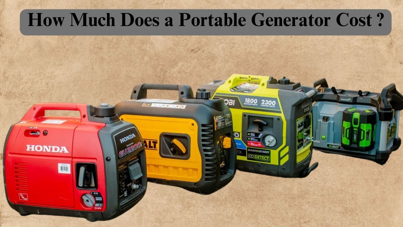 How Much Does a Portable Generator Cost 2