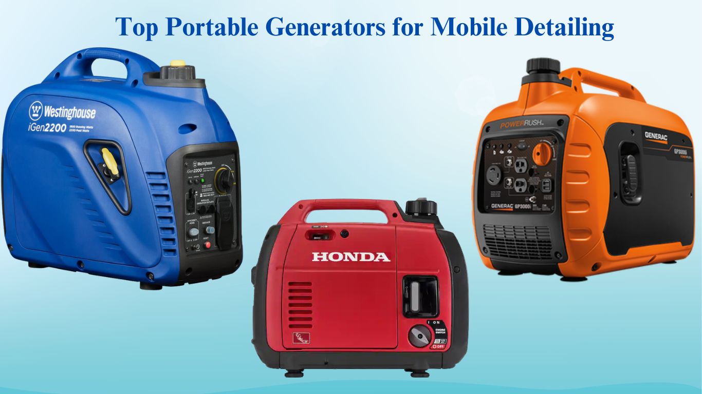 Top Portable Generators for Mobile Detailing